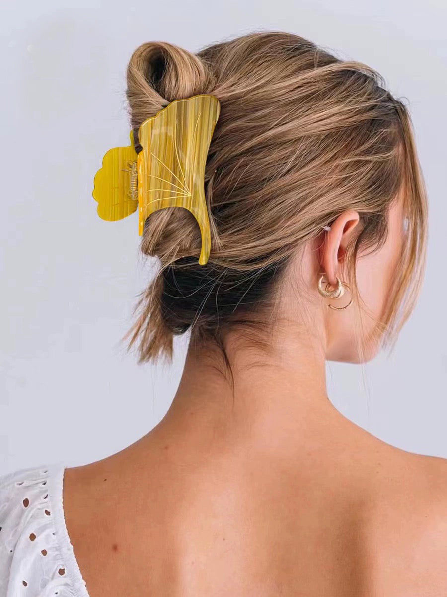 Ginkgo Leaves Hair Claw