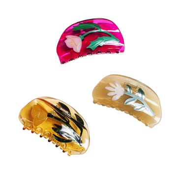 Floral Hair Claw