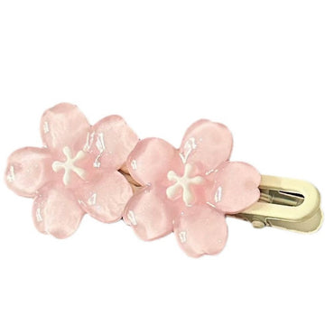 Pink Sakura Blossom Hair Clip
