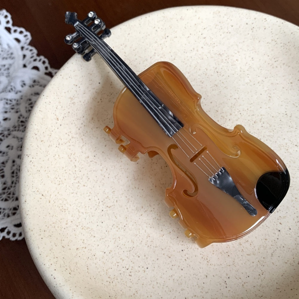 Violin Mini Hair Claw