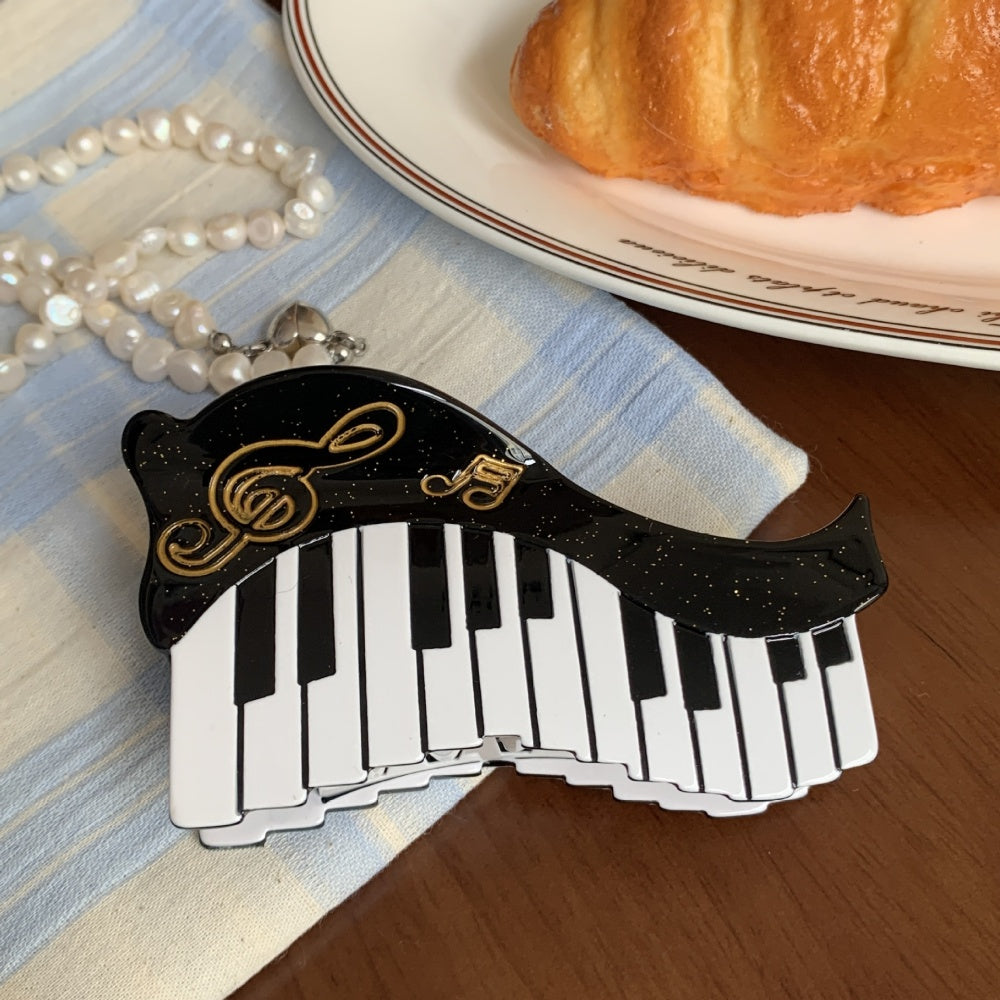 Elegant Piano Hair Claw