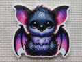 First view of Black and Purple Bat Needle Minder.