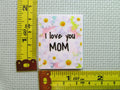 Third view of the I Love You White Daisies Needle Minder
