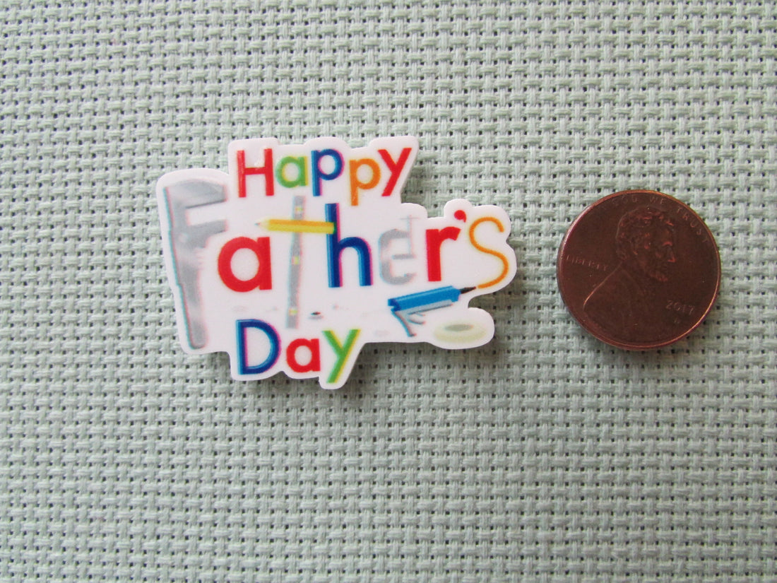 First view of the Happy Father's Day Needle Minder