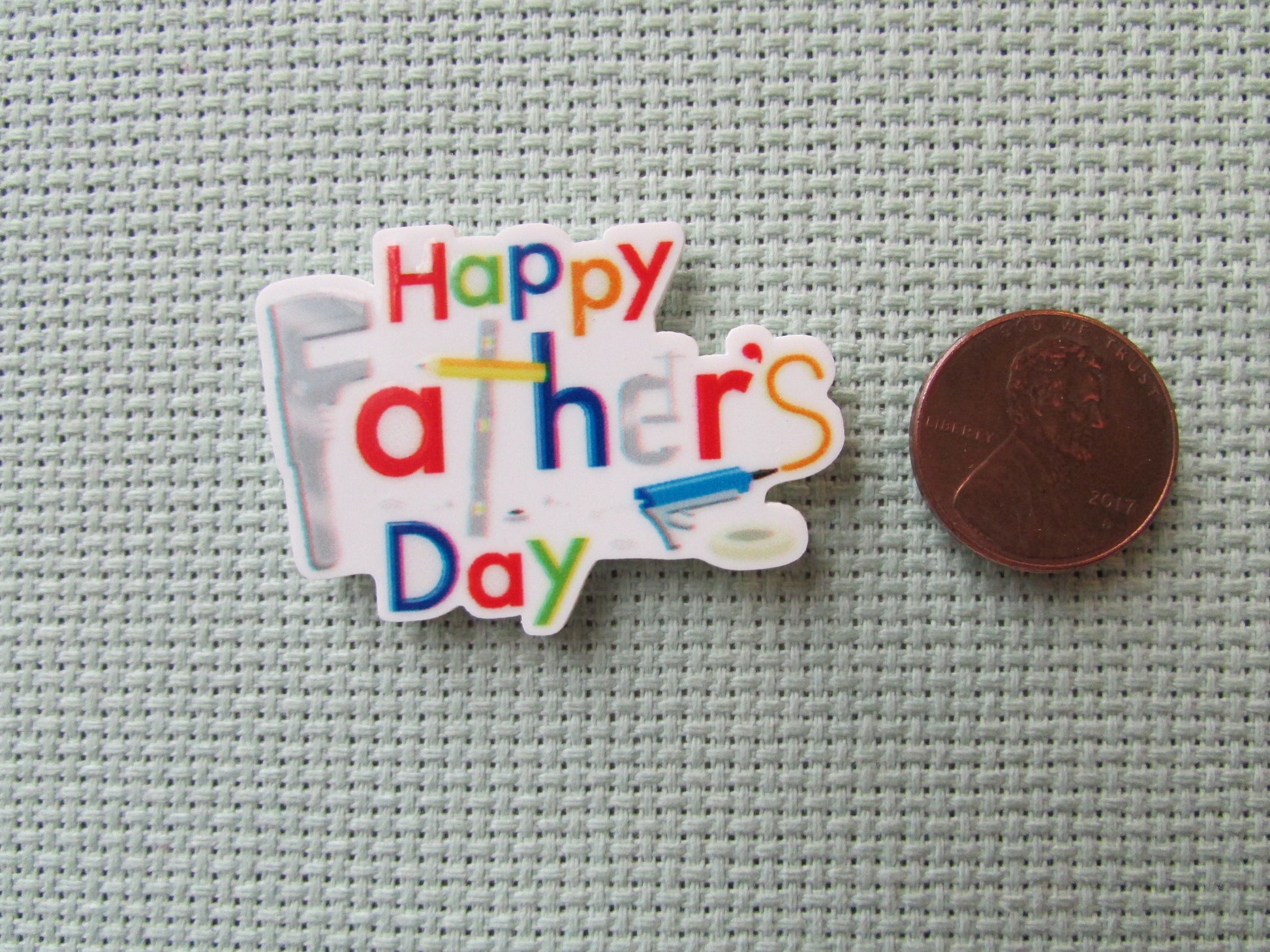 Second view of the Happy Father's Day Needle Minder