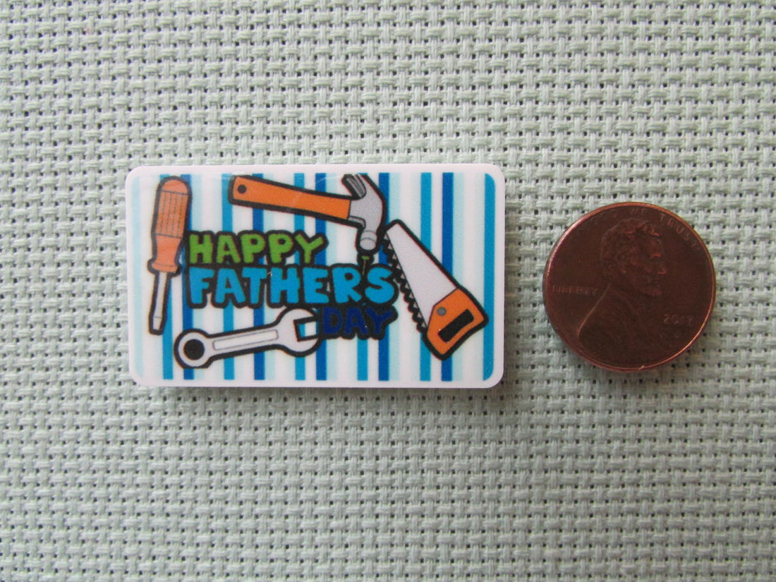 First view of the Happy Father's Day Needle Minder