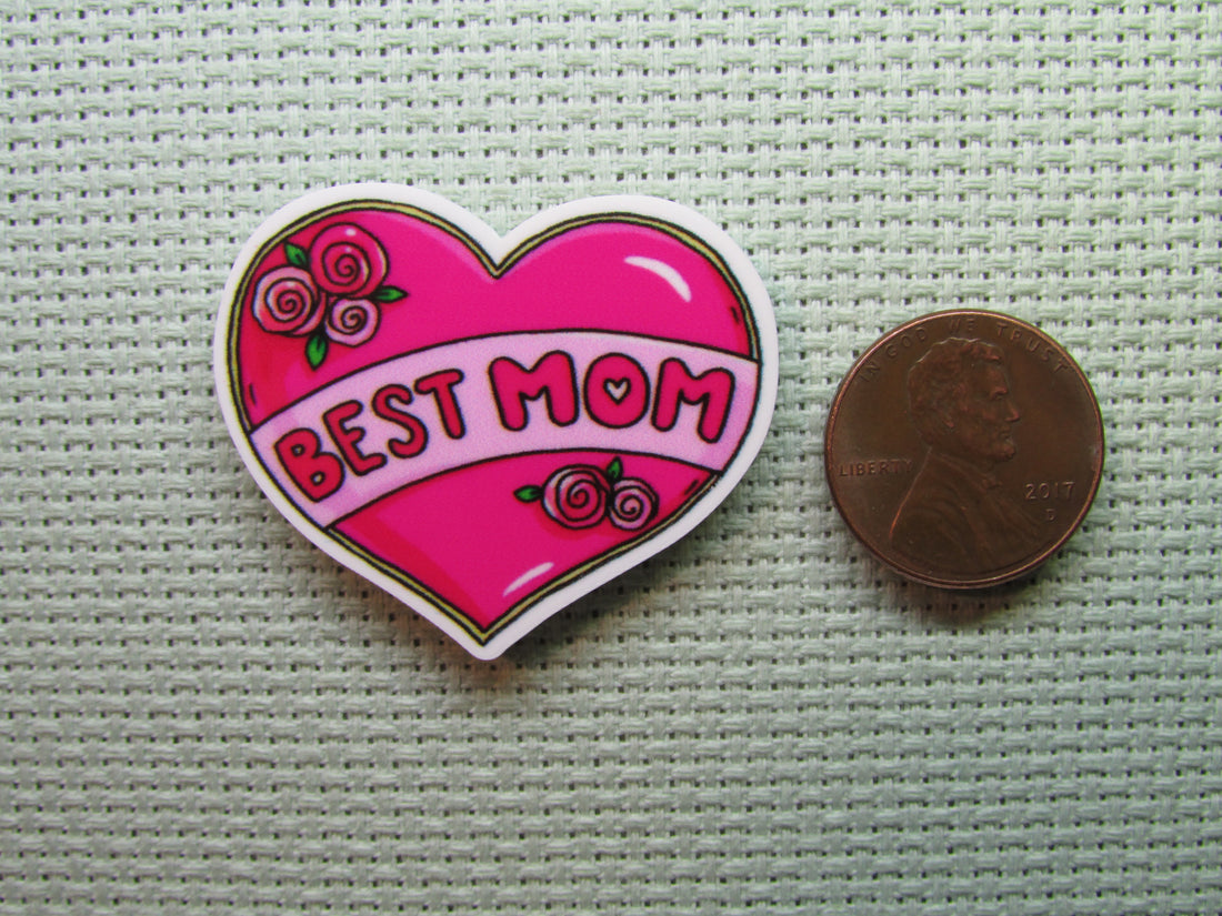 First view of the Best Mom Heart Needle Minder