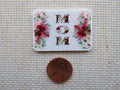 Second view of Red Floral Mom Needle Minder.
