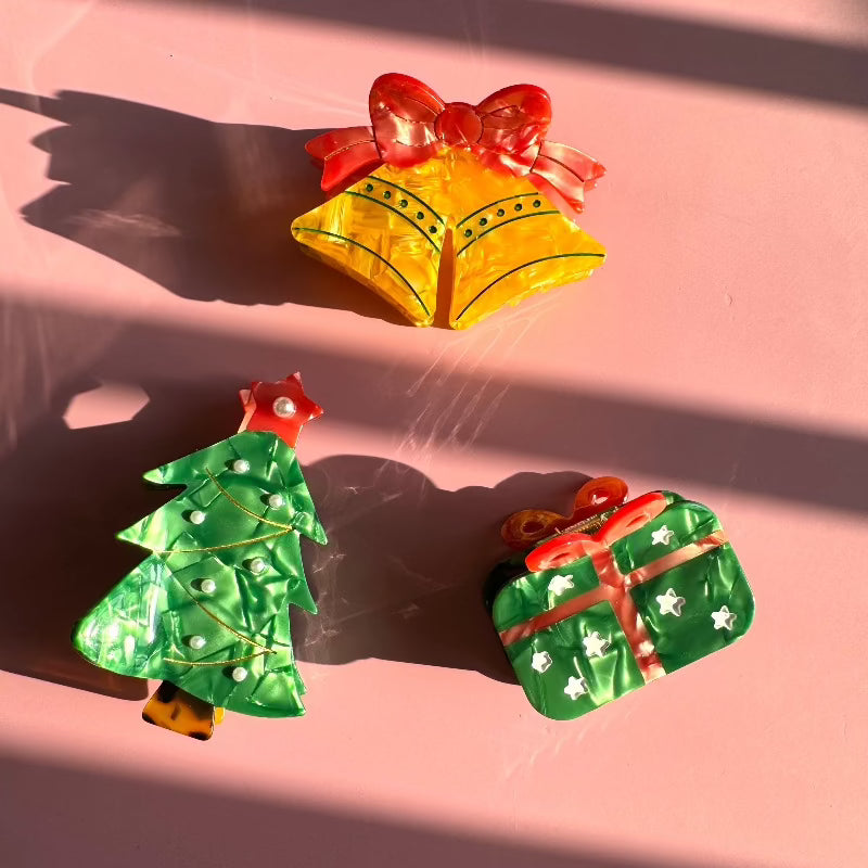 Christmas Tree Hair Claw