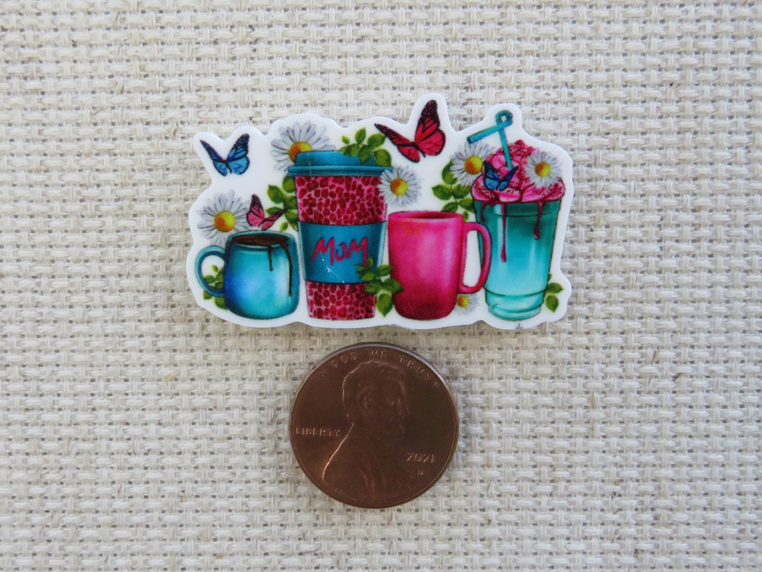 First view of Mom's Favorite Beverage Needle Minder.
