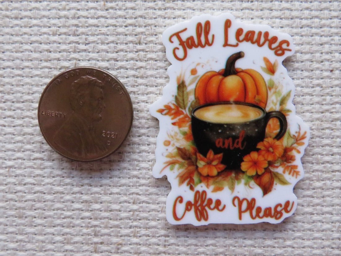 First view of Fall Leaves and Coffee Please Needle Minder.