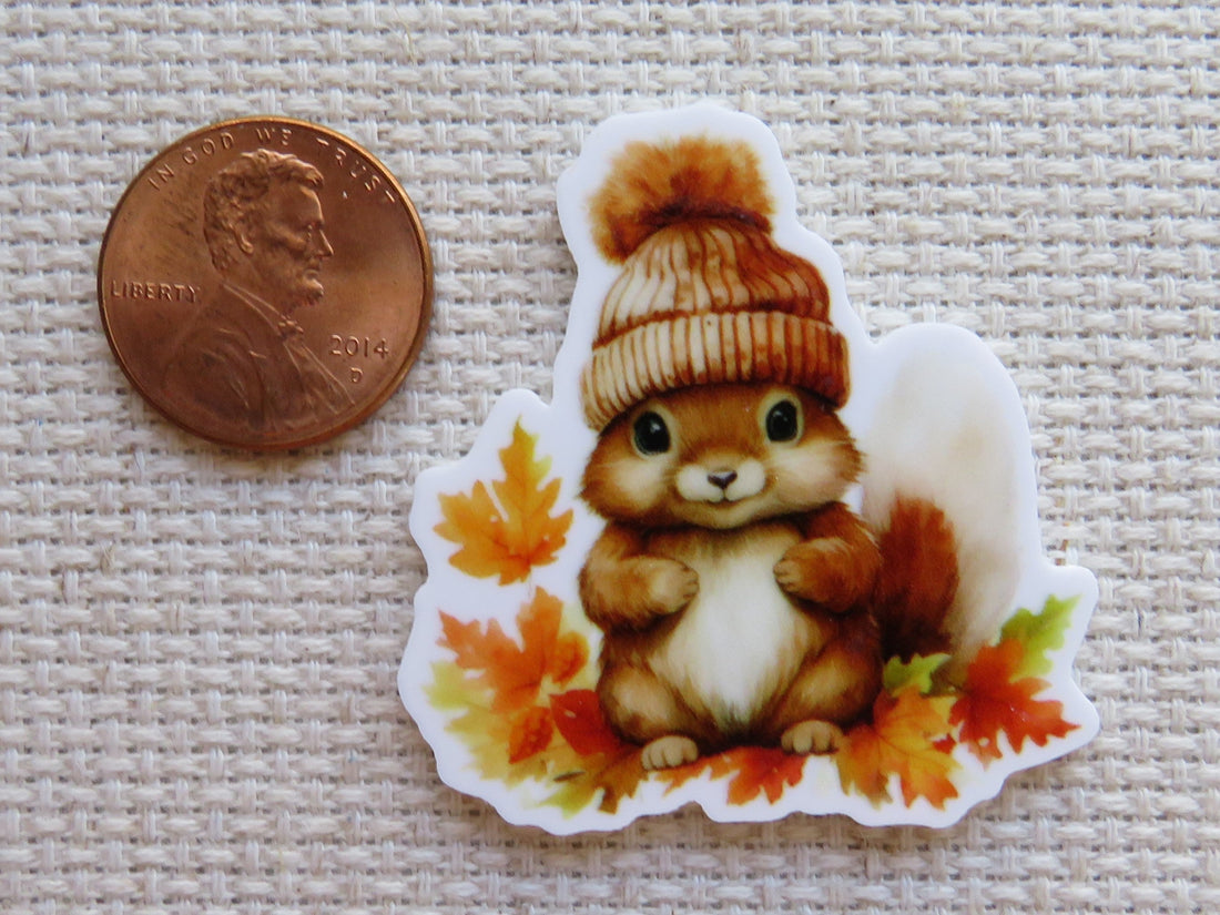 First view of Autumn Squirrel Needle Minder.