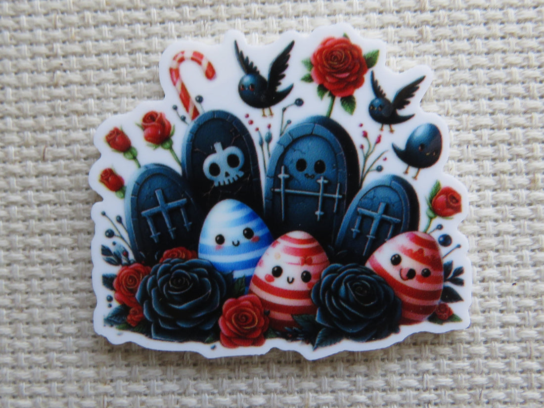 First view of Graveyard Easter Eggs minder.
