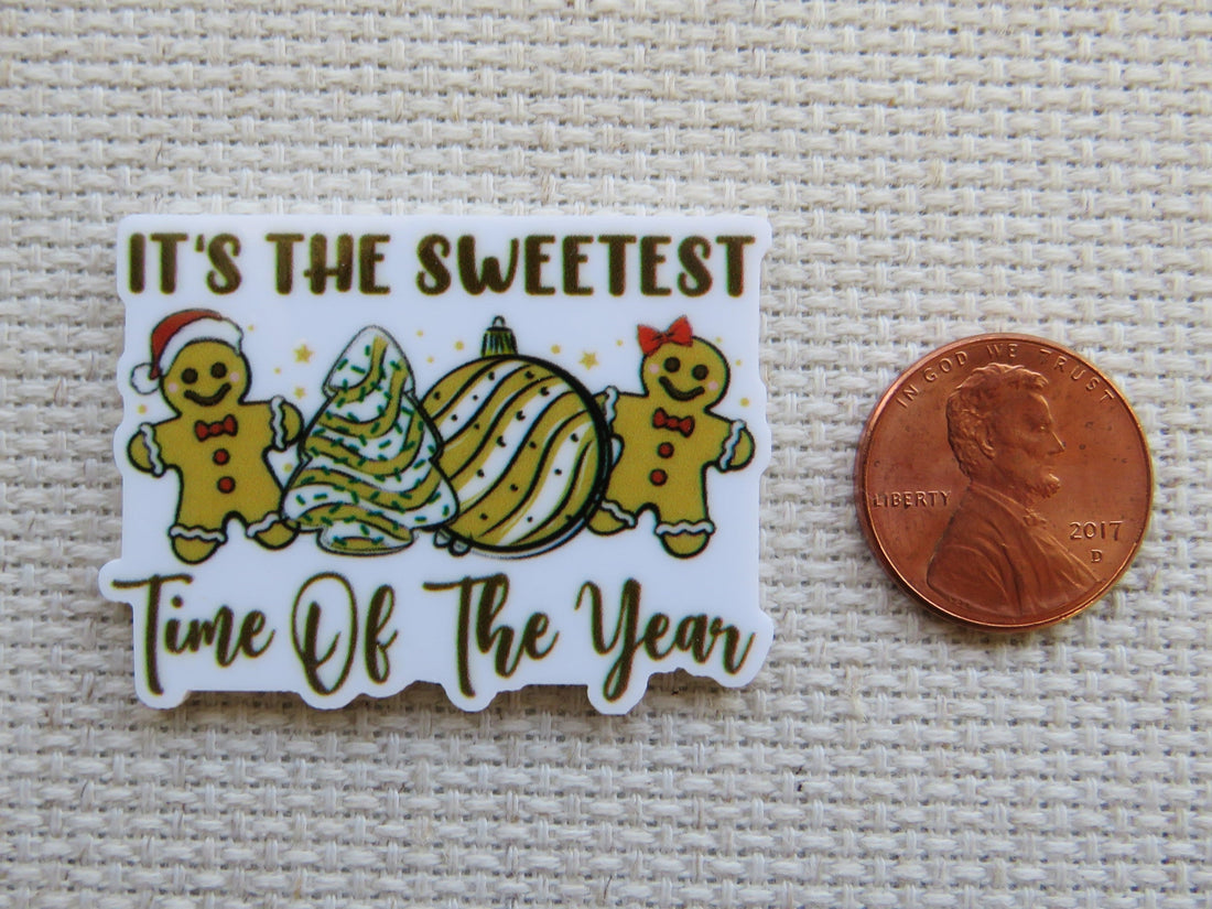 First view of It's the Sweetest Time of the Year Needle Minder.