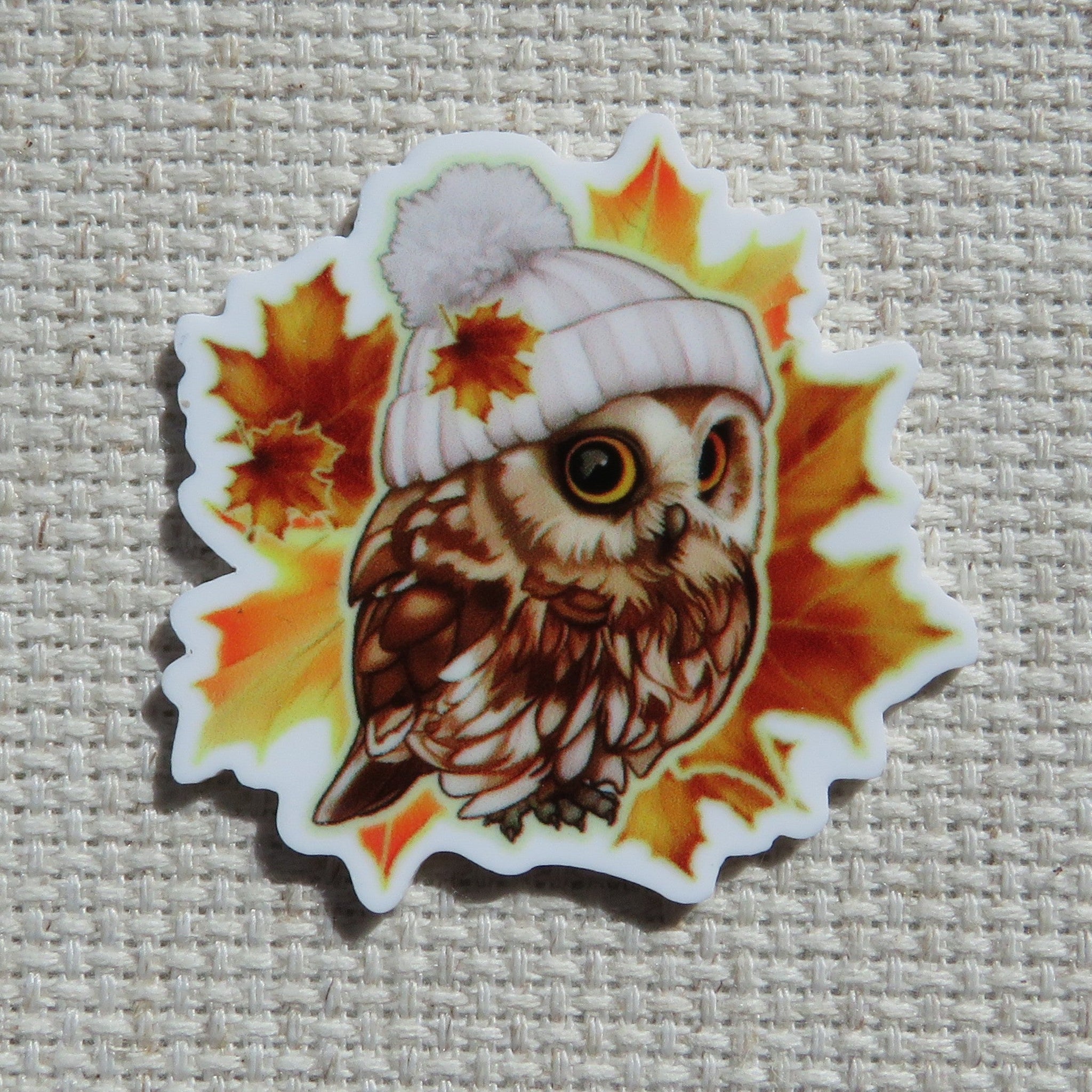 First view of Fall Owl Needle Minder.
