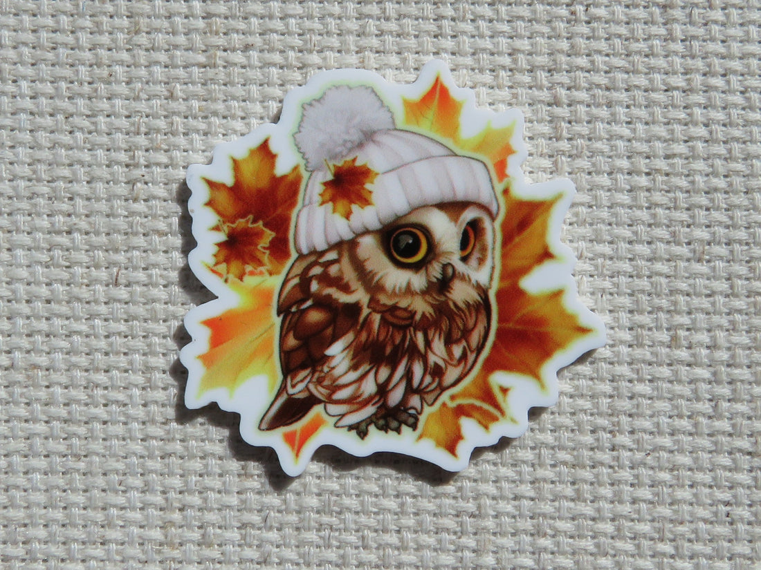 First view of Fall Owl Needle Minder.