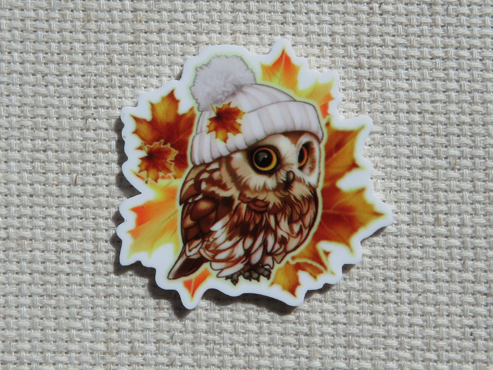 First view of Fall Owl Needle Minder.