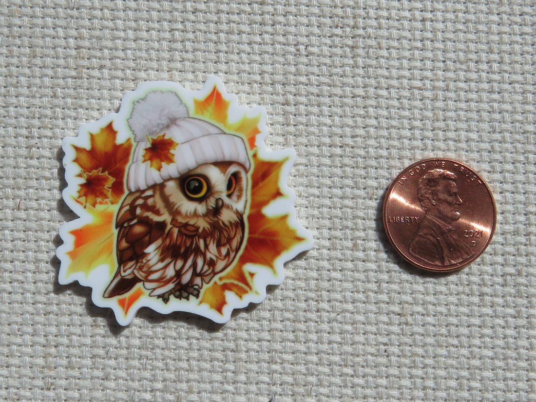 First view of Fall Owl Needle Minder.