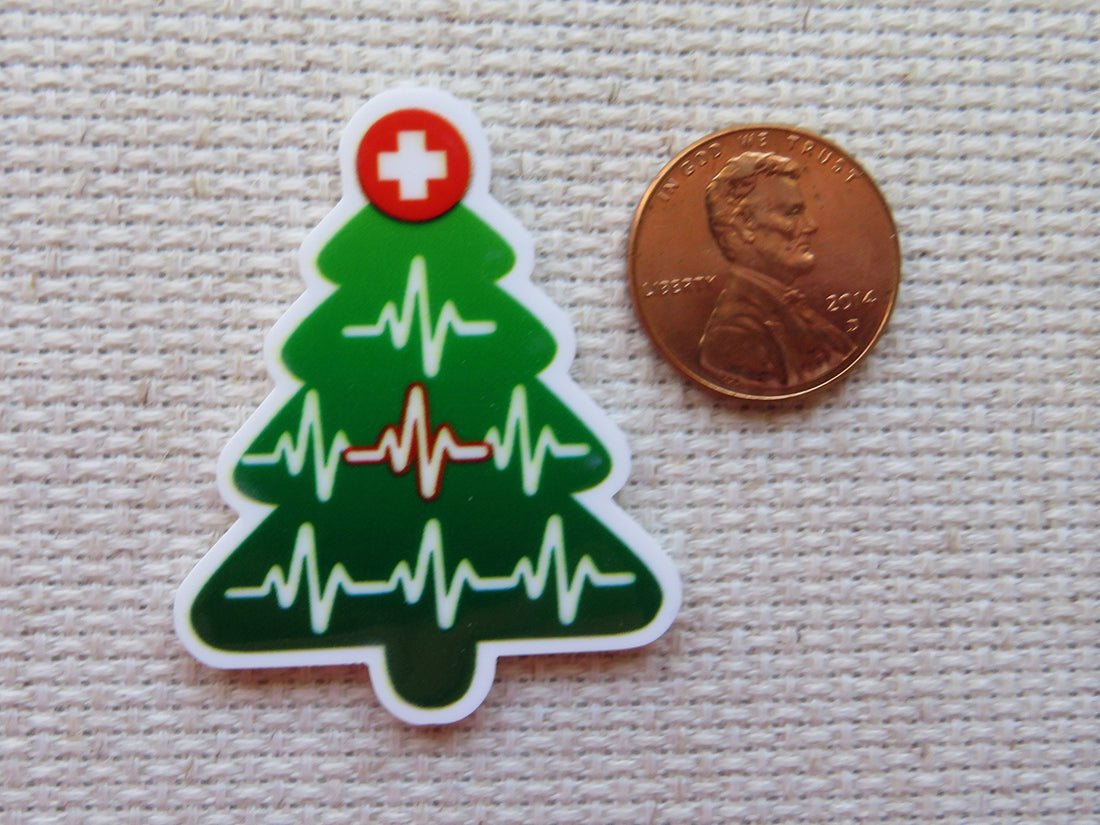 First view of Heartbeat Christmas Tree Needle Minder.