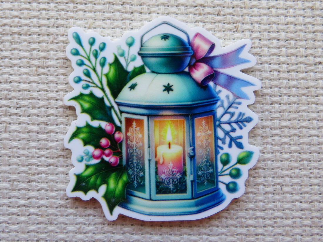 First view of Winter Lantern Needle Minder.