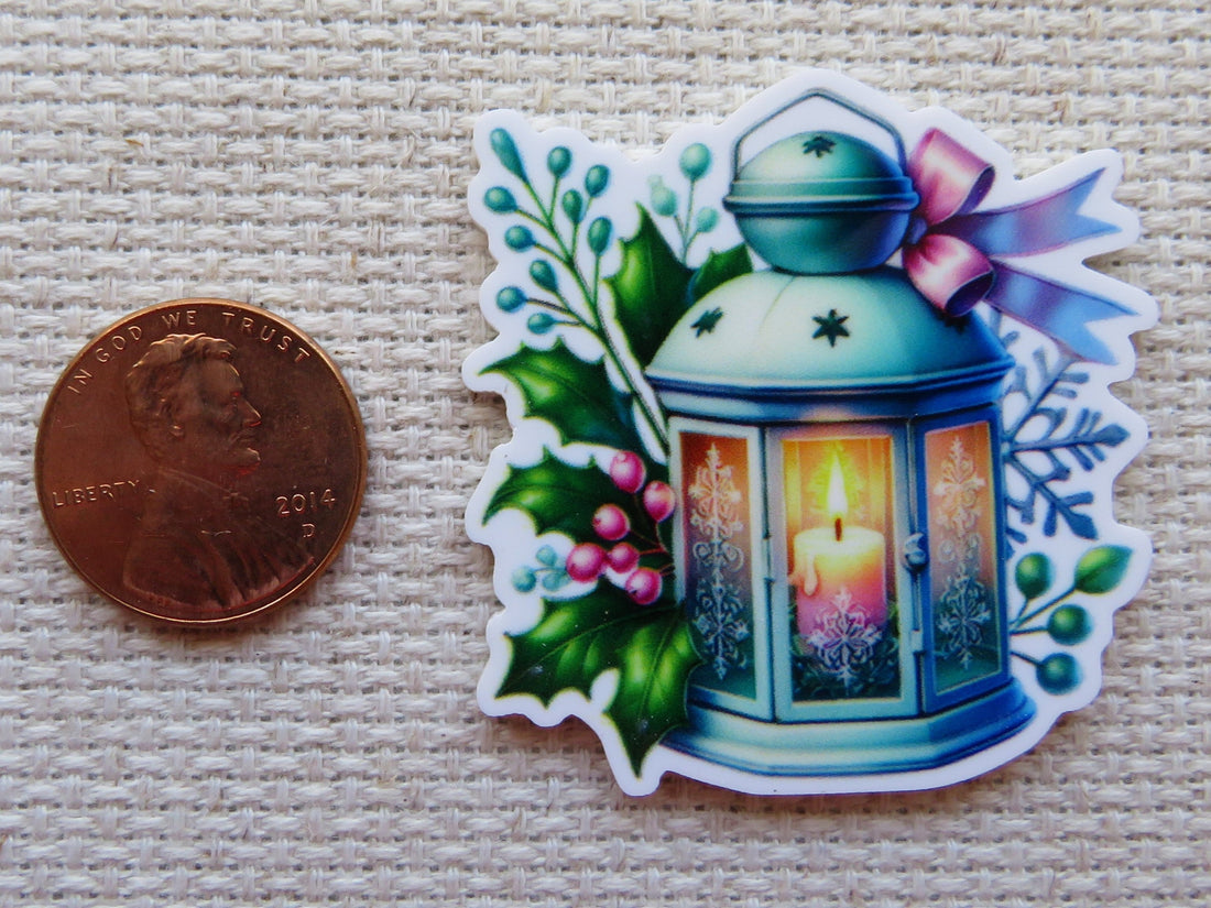 First view of Winter Lantern Needle Minder.