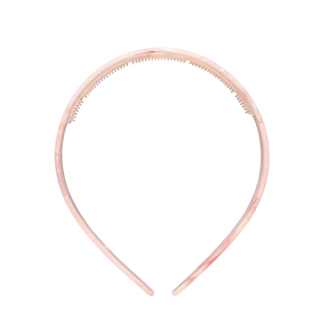 Wide Starlet Headband in Pink Chantilly front and side view